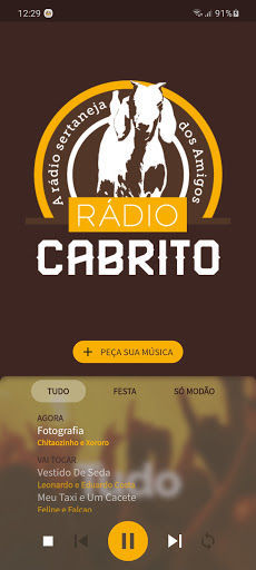 Android application Rádio Cabrito screenshort