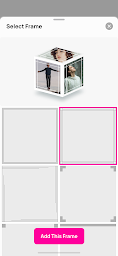 Photo Frame Live HD Wallpaper - 3D Photo Cube Wall