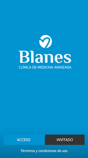 Android application Clínica Blanes screenshort