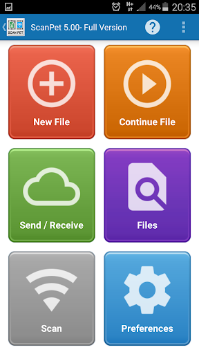 Android application Inventory & barcode scanner screenshort