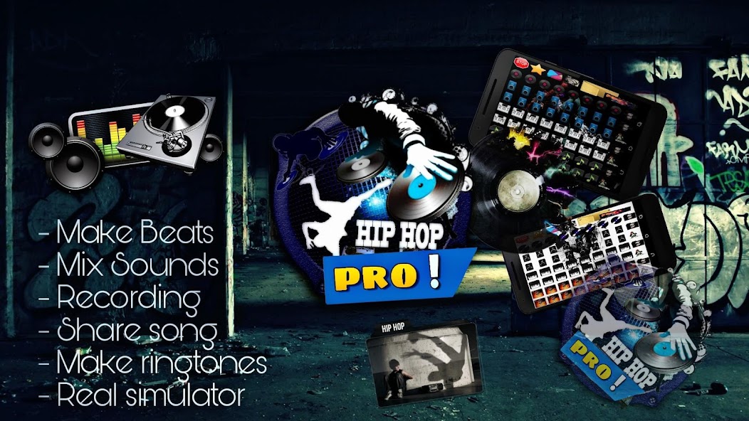 Hip Hop Beat Maker - PRO 1.8 APK + Мод (Unlimited money) за Android