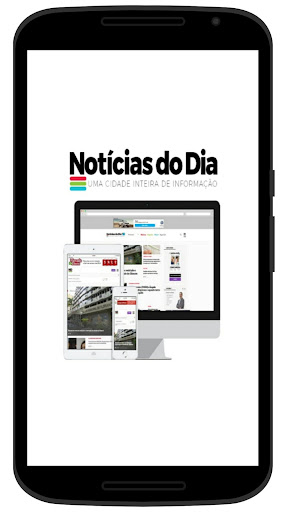 Android application Notícias do Dia screenshort