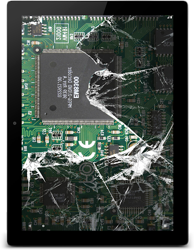 Android application Broken Screen Prank Wallpaper screenshort