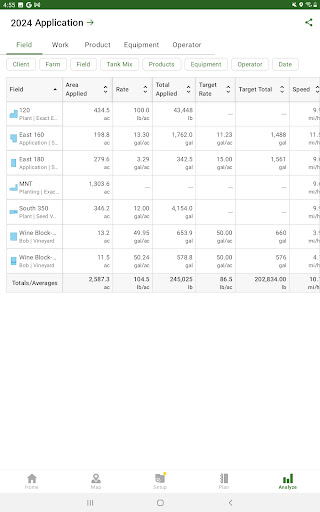 Screenshot of Operations Center Mobile