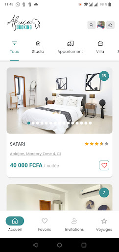 Africa Booking Screen 2