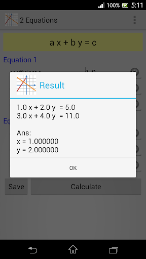 Linear Equations Screen 3