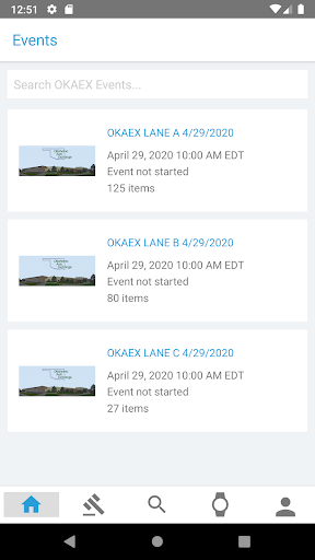 Android application OKAEX Marketplace screenshort