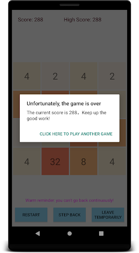 2048 Challenge Screen 3
