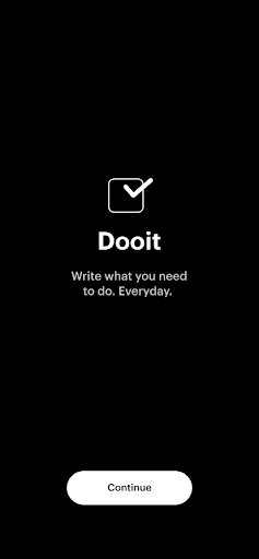 Android application Dooit - Todo list screenshort