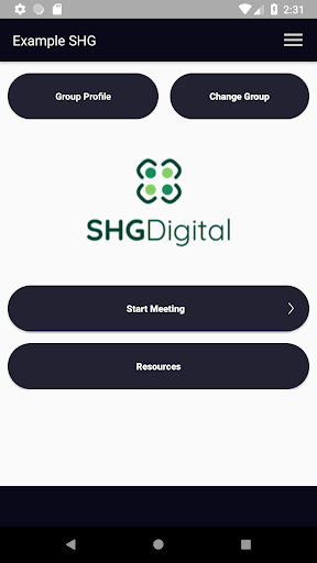 Android application Self Help Group App screenshort