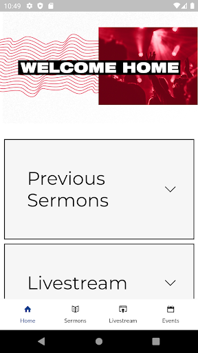 Android application Agape Worship screenshort