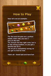 Screenshot 1 Master Mind game android