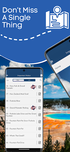 Screenshot of Yellowstone National Park Tour
