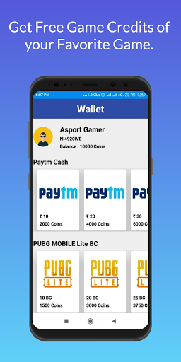 Asport Gamer - Get Free Game Credits  Rewards