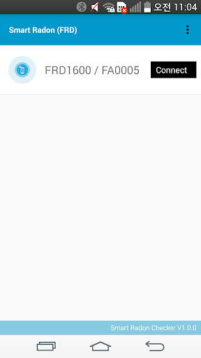 Android application Fast Radon Detector screenshort