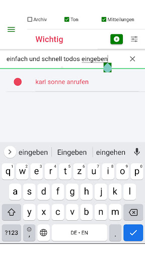 MyToDo Screen 2