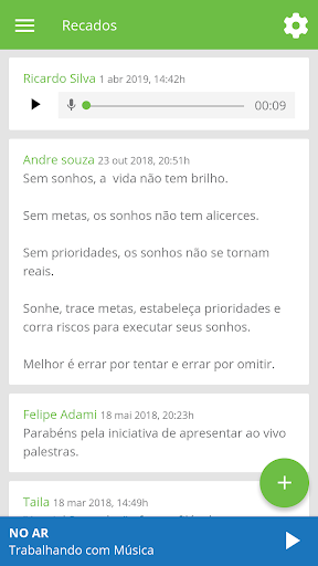 Rádio Web Quintao RS Screen 3