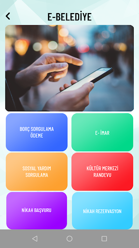 Android application Körfez Belediyesi screenshort