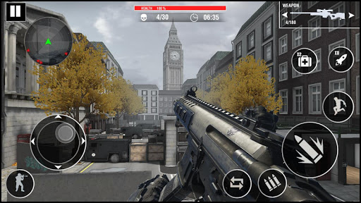 Android application FPS Gun Games: Offline Gun War screenshort
