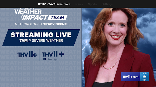Screenshot of THV11+