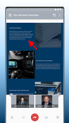 Eagle Legal Records Screen 3
