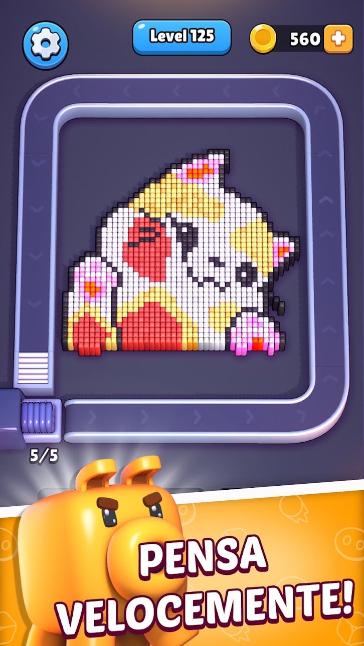 Pixel Flow! Mod APK screenshot 3 - Android mod game interface
