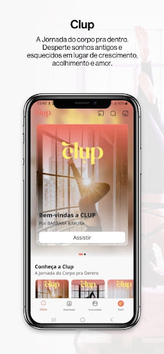 Android application Clup screenshort
