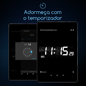 Meu Despertador - Acorde com o aplicativo de despertador digital com  temporizador do sono e condições climáticas atuais