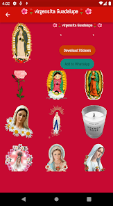 Imágen 4 Virgen Maria Stickers android