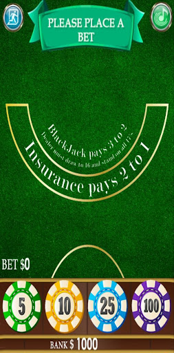 Blackjack 21 Screen 2