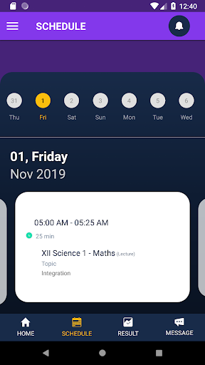 Milestone Academy Screen 2