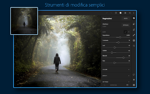 Adobe Lightroom: Modifica Foto Screenshot