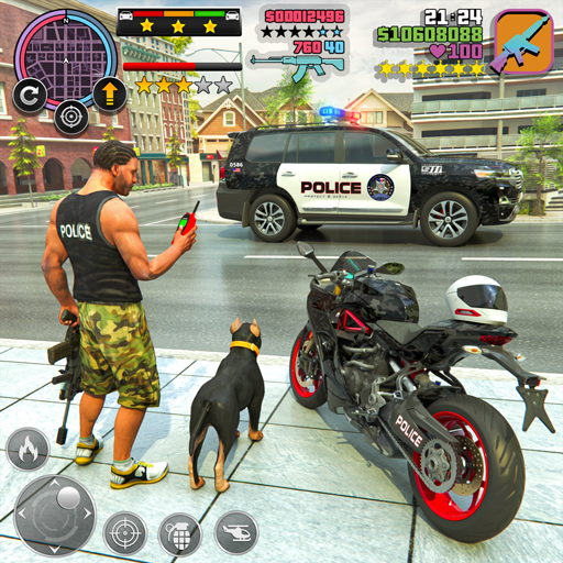 Police Car Chase Car Games logo