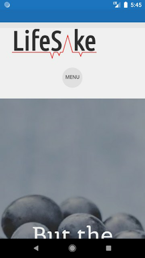 Android application LifeSake screenshort