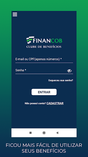 Android application Clube Financob screenshort