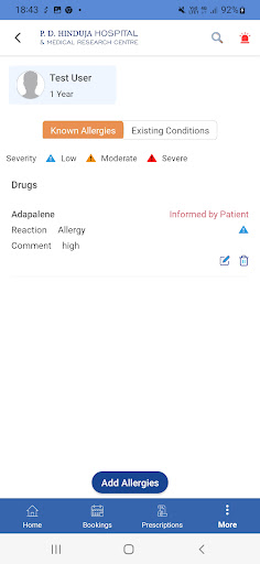 Hinduja Hospital Teleconsult Screenshot