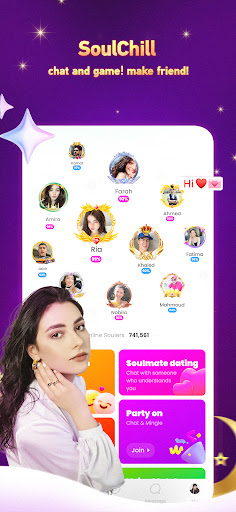 Android application SoulChill - Voice Chat & Party screenshort