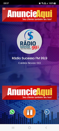 Android application Rádio Sucesso FM 99,9 screenshort
