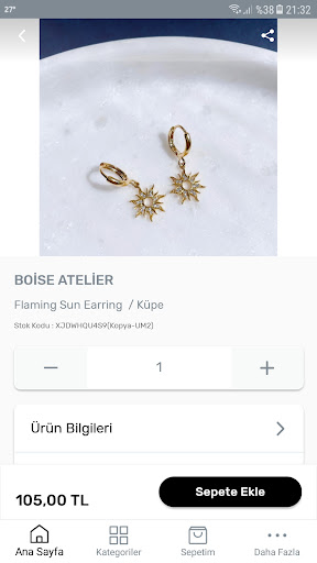 Android application Boise Atelier screenshort