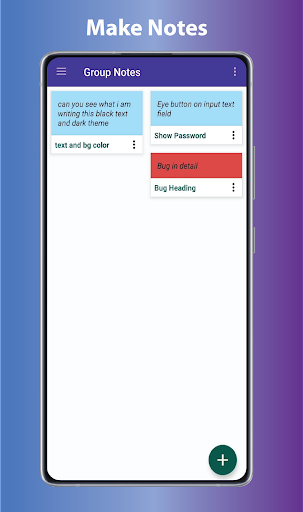 Android application NoteGuard Secure Group Sharing screenshort