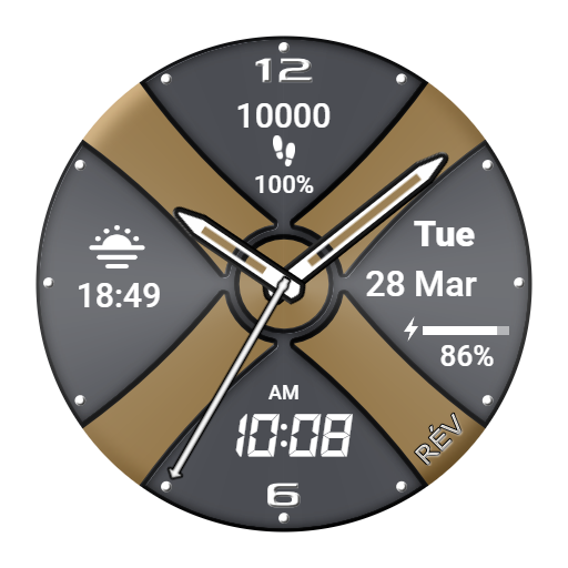 REV005 X Hybrid Watch Face