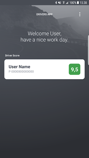 Stratio for Drivers Screen 2