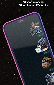 Captura 6 WASticker Star Wars Pack android