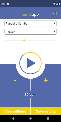 Android application SambApp screenshort