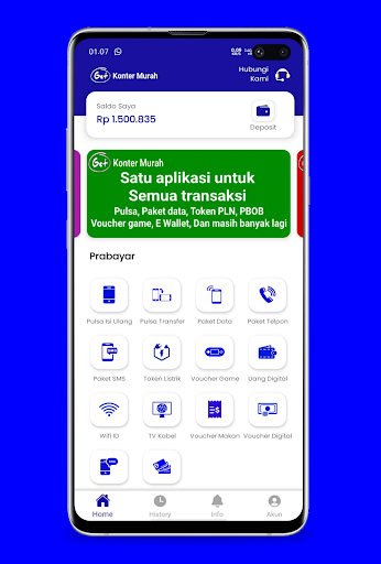 Getaar - agen konter & PPOB Screen 3