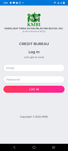 Android application KMBI Credit Bureau screenshort