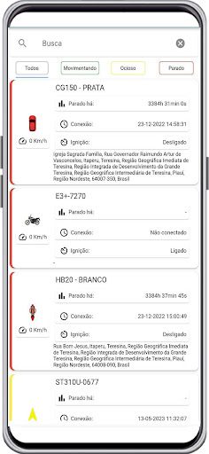 Acesso Tracker Screen 3