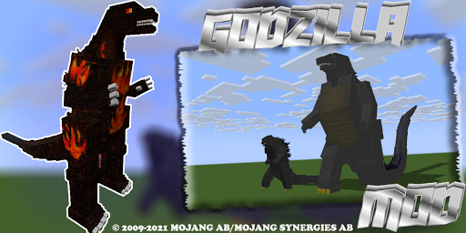 Mod Big Godzilla Dangerous Monsters