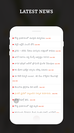 Telangana Election News Live Screen 3