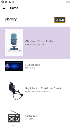 Cristmas Radio Online Music Screen 2
